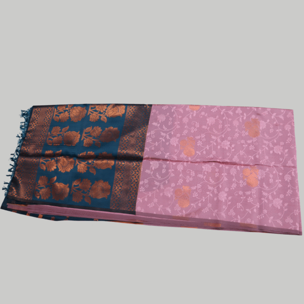 Rose Pink Fancy Saree